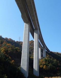 高速道路の橋　（見延橋）